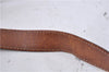 Authentic CELINE Macadam Blason Shoulder Cross Body Bag PVC Leather Beige 6826D