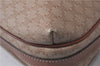 Authentic CELINE Macadam Blason Shoulder Cross Body Bag PVC Leather Beige 6826D