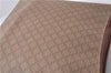 Authentic CELINE Macadam Blason Shoulder Cross Body Bag PVC Leather Beige 6826D