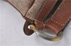 Authentic CELINE Macadam Blason Shoulder Cross Body Bag PVC Leather Beige 6826D