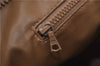 Authentic CELINE Macadam Blason Shoulder Cross Body Bag PVC Leather Beige 6826D