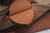Authentic CELINE Macadam Blason Shoulder Cross Body Bag PVC Leather Beige 6826D