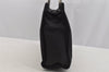 Authentic PRADA Vintage METAL Nylon Tessuto Shoulder Hand Bag Black 6826I