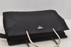 Authentic PRADA Vintage METAL Nylon Tessuto Shoulder Hand Bag Black 6826I