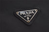 Authentic PRADA Vintage METAL Nylon Tessuto Shoulder Hand Bag Black 6826I