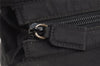 Authentic PRADA Vintage METAL Nylon Tessuto Shoulder Hand Bag Black 6826I