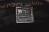 Authentic FENDI Zucca Folding Hand Tote Bag Purse Nylon Leather Brown 6828I