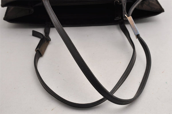 Authentic GUCCI Shoulder Hand Bag Purse GG Nylon Leather 0021021 Brown  6829I