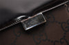 Authentic GUCCI Shoulder Hand Bag Purse GG Nylon Leather 0021021 Brown  6829I