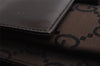 Authentic GUCCI Shoulder Hand Bag Purse GG Nylon Leather 0021021 Brown  6829I