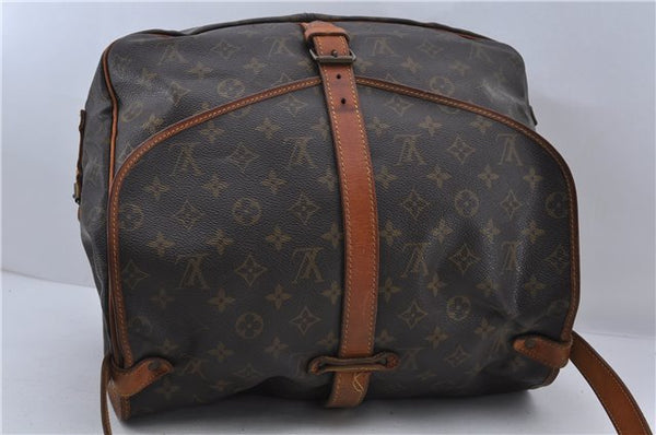 Auth LOUIS VUITTON Monogram Saumur 35 Shoulder Cross Body Bag M42254 LV 6830C