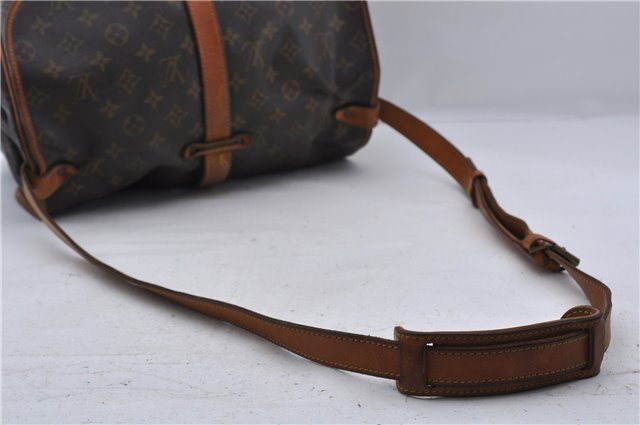 Auth LOUIS VUITTON Monogram Saumur 35 Shoulder Cross Body Bag M42254 LV 6830C