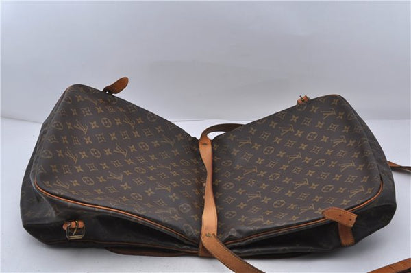 Auth LOUIS VUITTON Monogram Saumur 35 Shoulder Cross Body Bag M42254 LV 6830C