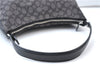 Authentic COACH Signature Shoulder Tote Bag Canvas Leather 29959 Black 6832E