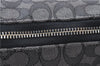 Authentic COACH Signature Shoulder Tote Bag Canvas Leather 29959 Black 6832E