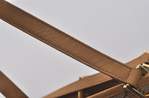 Authentic GUCCI Vintage Shoulder Tote Bag GG Canvas Leather 0021099 Brown 6832I