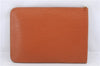 Authentic Louis Vuitton Epi Poche Documents Document Case M54498 Brown LV 6834D