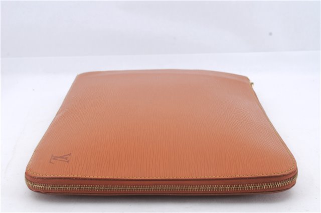 Authentic Louis Vuitton Epi Poche Documents Document Case M54498 Brown LV 6834D
