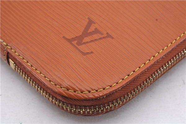 Authentic Louis Vuitton Epi Poche Documents Document Case M54498 Brown LV 6834D