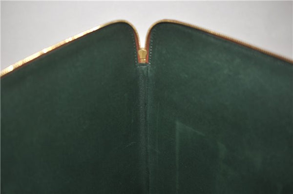 Authentic Louis Vuitton Epi Poche Documents Document Case M54498 Brown LV 6834D