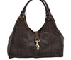 Authentic GUCCI Guccissima GG Leather Shoulder Hand Bag Purse 203494 Brown 6834I