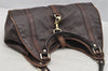 Authentic GUCCI Guccissima GG Leather Shoulder Hand Bag Purse 203494 Brown 6834I