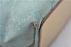 Auth GUCCI Shoulder Tote Bag GG Canvas Leather 0021099 Light Blue Gold 6835D