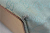 Auth GUCCI Shoulder Tote Bag GG Canvas Leather 0021099 Light Blue Gold 6835D