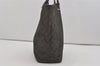Authentic GUCCI Vintage Shoulder Tote Bag GG Canvas Leather 31243 Black 6835I