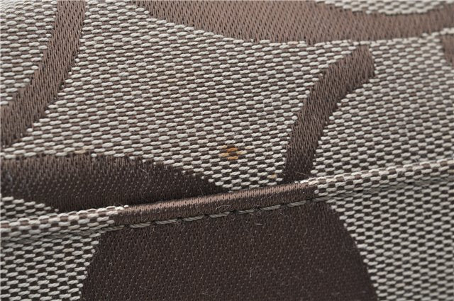 Authentic COACH Signature Shoulder Tote Bag Canvas Leather F15112 Brown 6836E