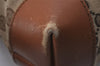Authentic GUCCI Web Sherry Line Shoulder Cross Bag GG Canvas Leather Brown 6836I