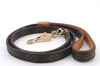 Authentic LOUIS VUITTON Monogram Leash Baxter MM Dog Lead M58056 LV 6839C