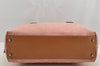 Authentic GUCCI Hand Boston Bag Purse GG Canvas Leather 113009 Pink 6839I