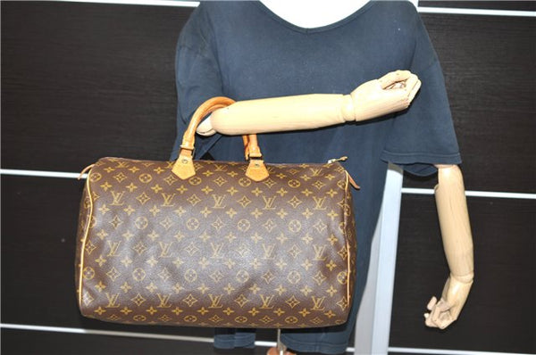 Authentic LOUIS VUITTON Monogram Speedy 40 Hand Bag M41522 LV 6841C