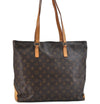 Authentic LOUIS VUITTON Monogram Cabas Mezzo Tote Bag M51151 LV 6842C