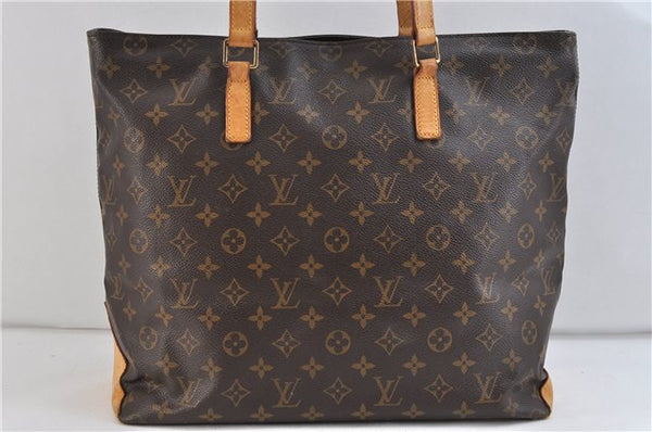 Authentic LOUIS VUITTON Monogram Cabas Mezzo Tote Bag M51151 LV 6842C