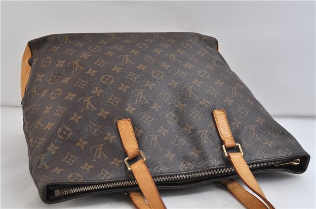 Authentic LOUIS VUITTON Monogram Cabas Mezzo Tote Bag M51151 LV 6842C