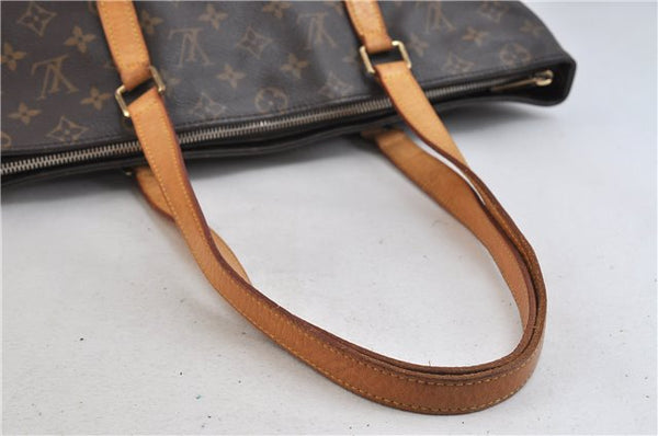 Authentic LOUIS VUITTON Monogram Cabas Mezzo Tote Bag M51151 LV 6842C