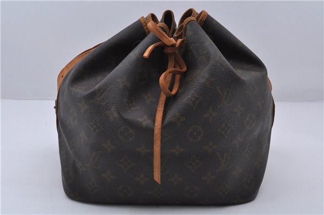 Authentic LOUIS VUITTON Monogram Petit Noe Shoulder Bag M42226 LV 6843C