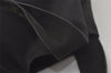 Authentic FENDI Vintage Nylon Leather Hand Tote Bag Purse Black 6843I