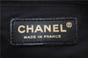 Authentic CHANEL New Travel Line Shoulder Tote Bag Nylon Leather Black 6844D