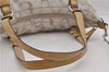 Authentic COACH Signature 2Way Tote Bag Canvas Enamel F17580 Beige 6844E