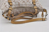 Authentic COACH Signature 2Way Tote Bag Canvas Enamel F17580 Beige 6844E