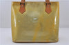 Authentic LOUIS VUITTON Vernis Houston Shoulder Hand Bag Yellow M91053 LV 6845C