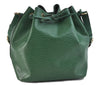 Authentic LOUIS VUITTON Epi Petit Noe Green Shoulder Bag M44104 LV 6848C