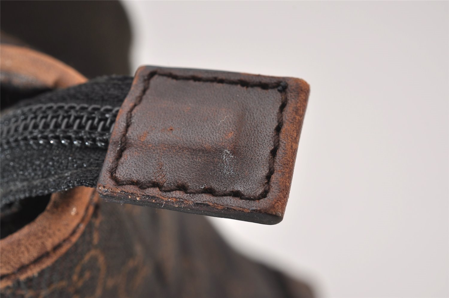 Authentic GUCCI Shoulder Tote Bag Purse GG Canvas Leather 28893 Brown 6849I