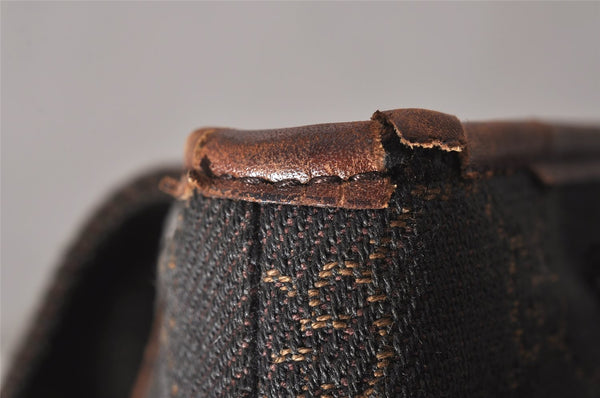 Authentic GUCCI Shoulder Tote Bag Purse GG Canvas Leather 28893 Brown 6849I