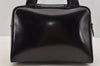 Authentic GUCCI Interlocking G 2Way Hand Bag Purse Enamel Black Junk 6853I