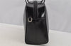 Authentic GUCCI Interlocking G 2Way Hand Bag Purse Enamel Black Junk 6853I