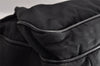 Authentic PRADA Vintage Nylon Tessuto Leather Business BriefCase Black 6854I